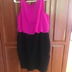 Worthington Dress Hot pink and Black